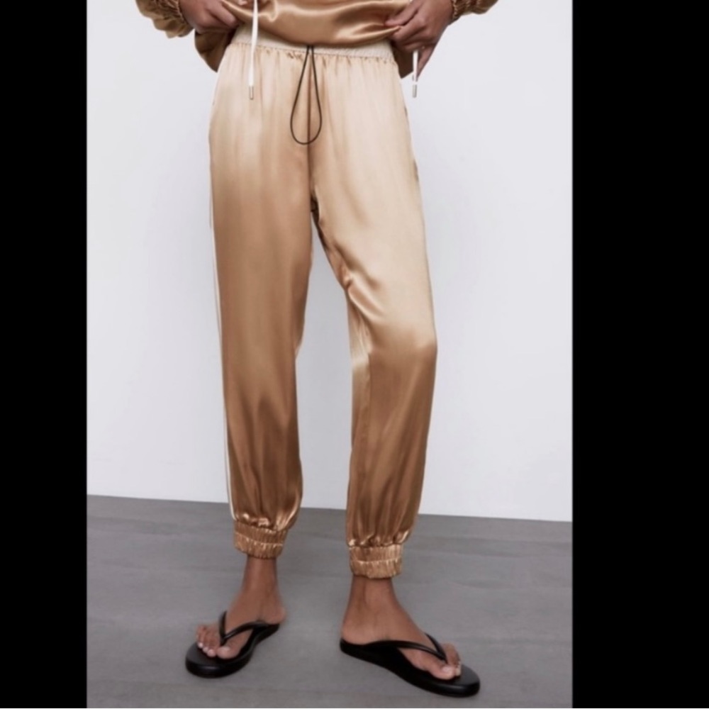 NWT Zara joggers with elastic waistband and side pockets